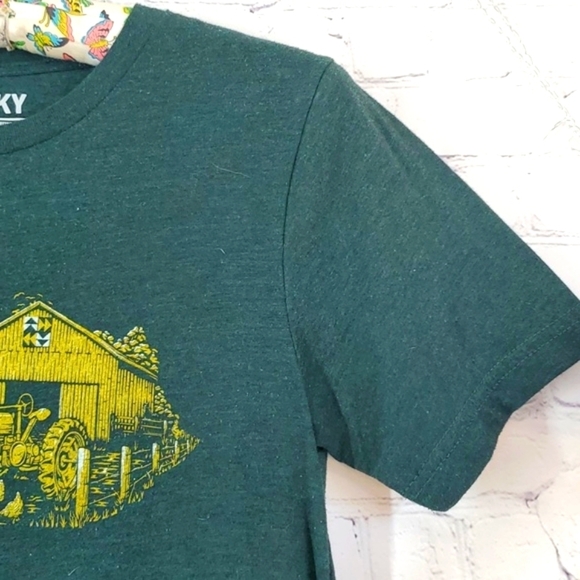 Kentucky for Kentucky Forest Green Farm KY State Shape Tee Tshirt Mens Sz Small - Picture 8 of 12